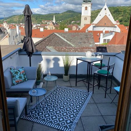 Terrassen Appartement Ueber Den Daechern Von Krems Экстерьер фото