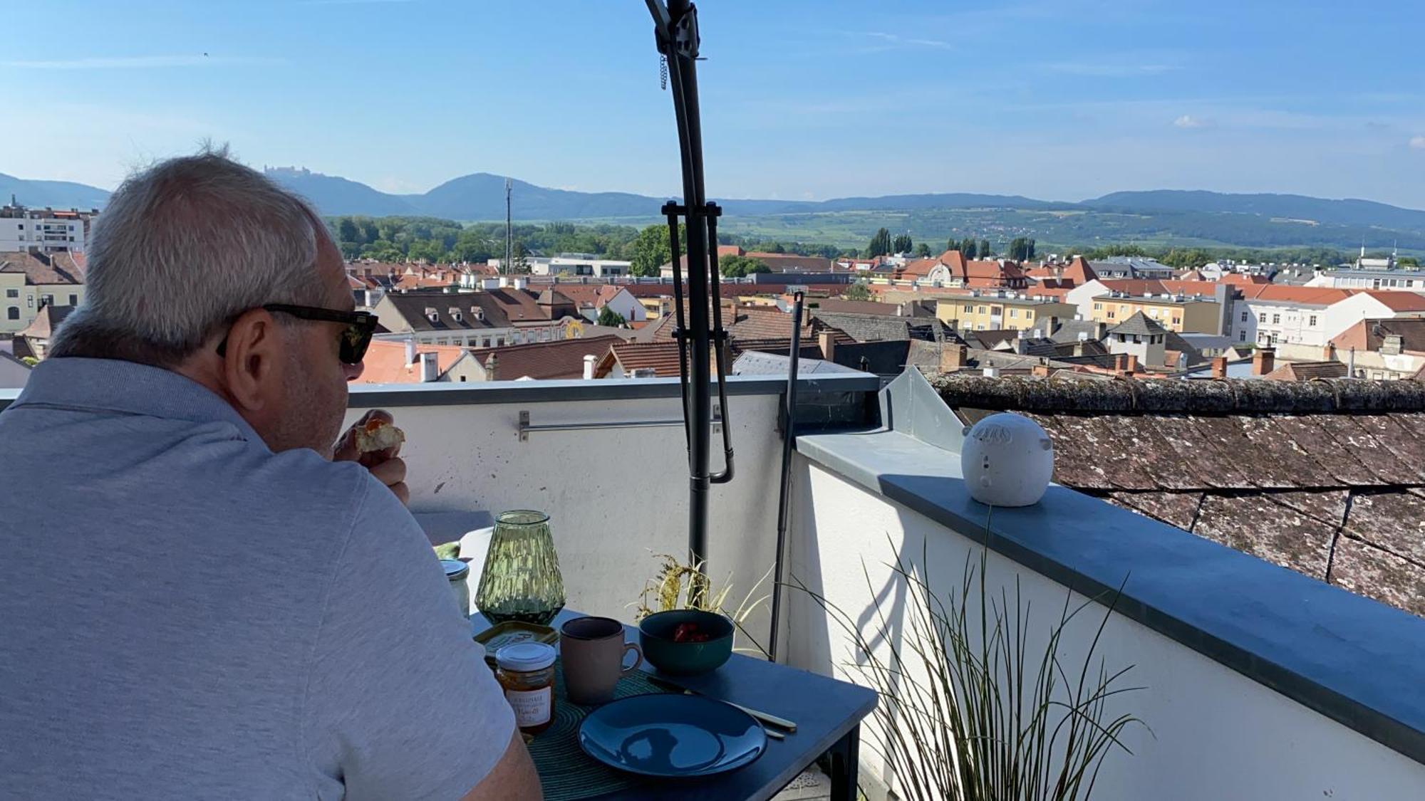 Terrassen Appartement Ueber Den Daechern Von Krems Экстерьер фото