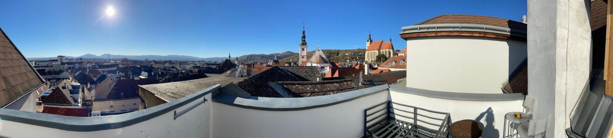 Terrassen Appartement Ueber Den Daechern Von Krems Экстерьер фото