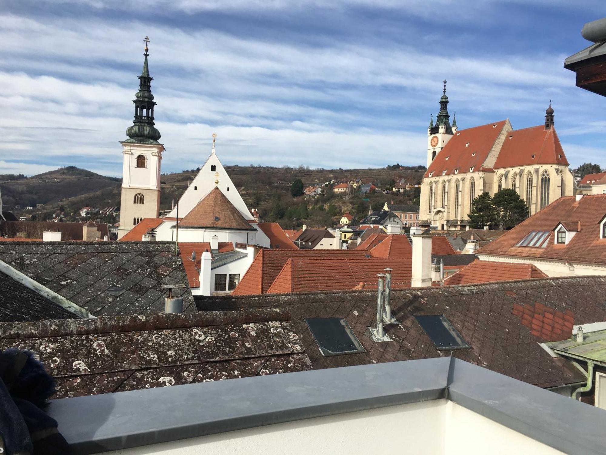 Terrassen Appartement Ueber Den Daechern Von Krems Экстерьер фото