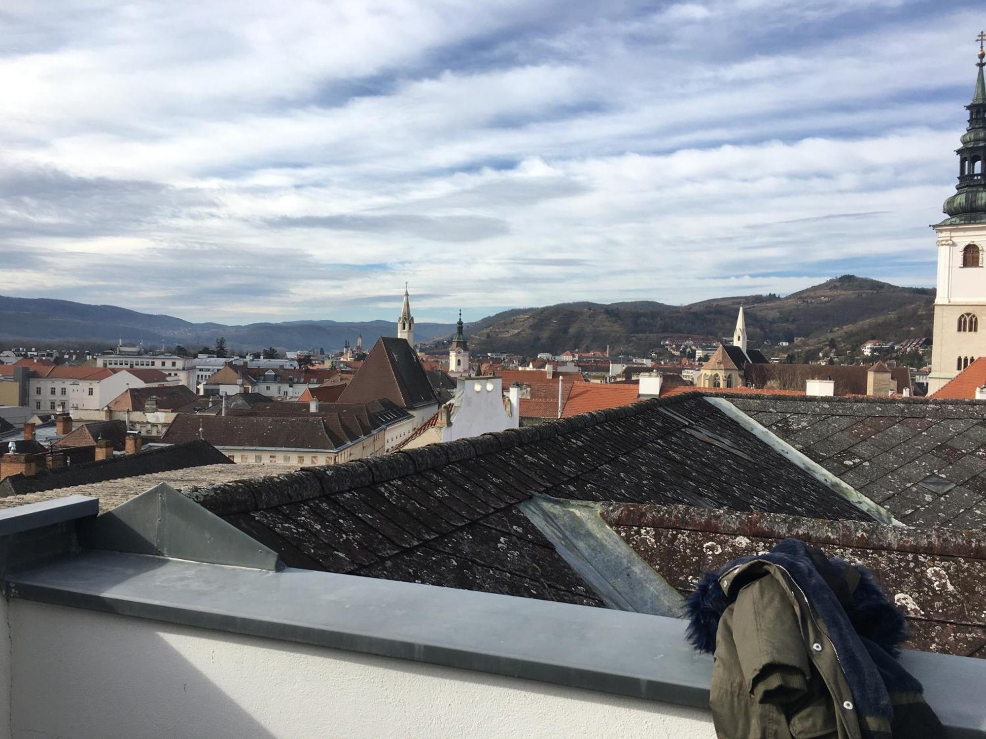 Terrassen Appartement Ueber Den Daechern Von Krems Экстерьер фото