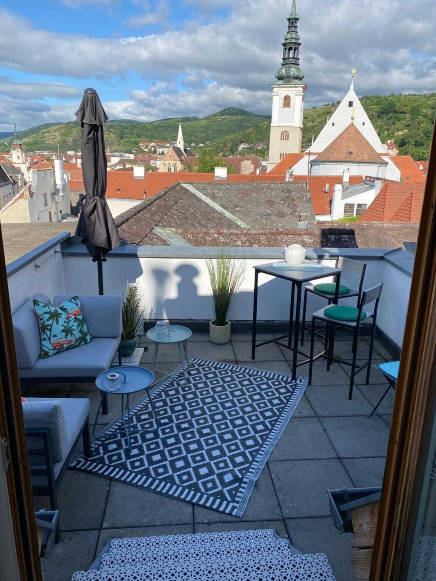 Terrassen Appartement Ueber Den Daechern Von Krems Экстерьер фото